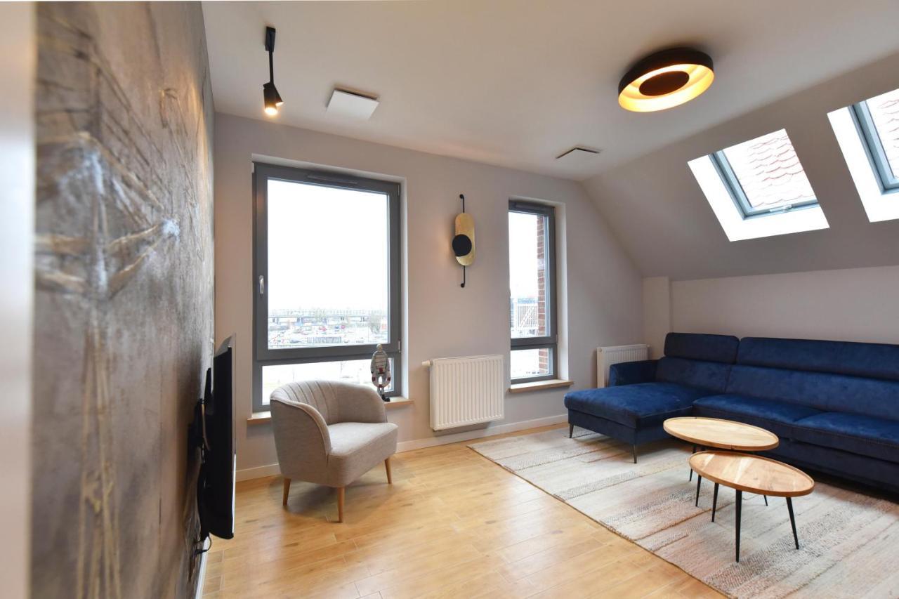 River'S Touch Apartament Grand Z Widokiem Na Odre شتشيتسين المظهر الخارجي الصورة