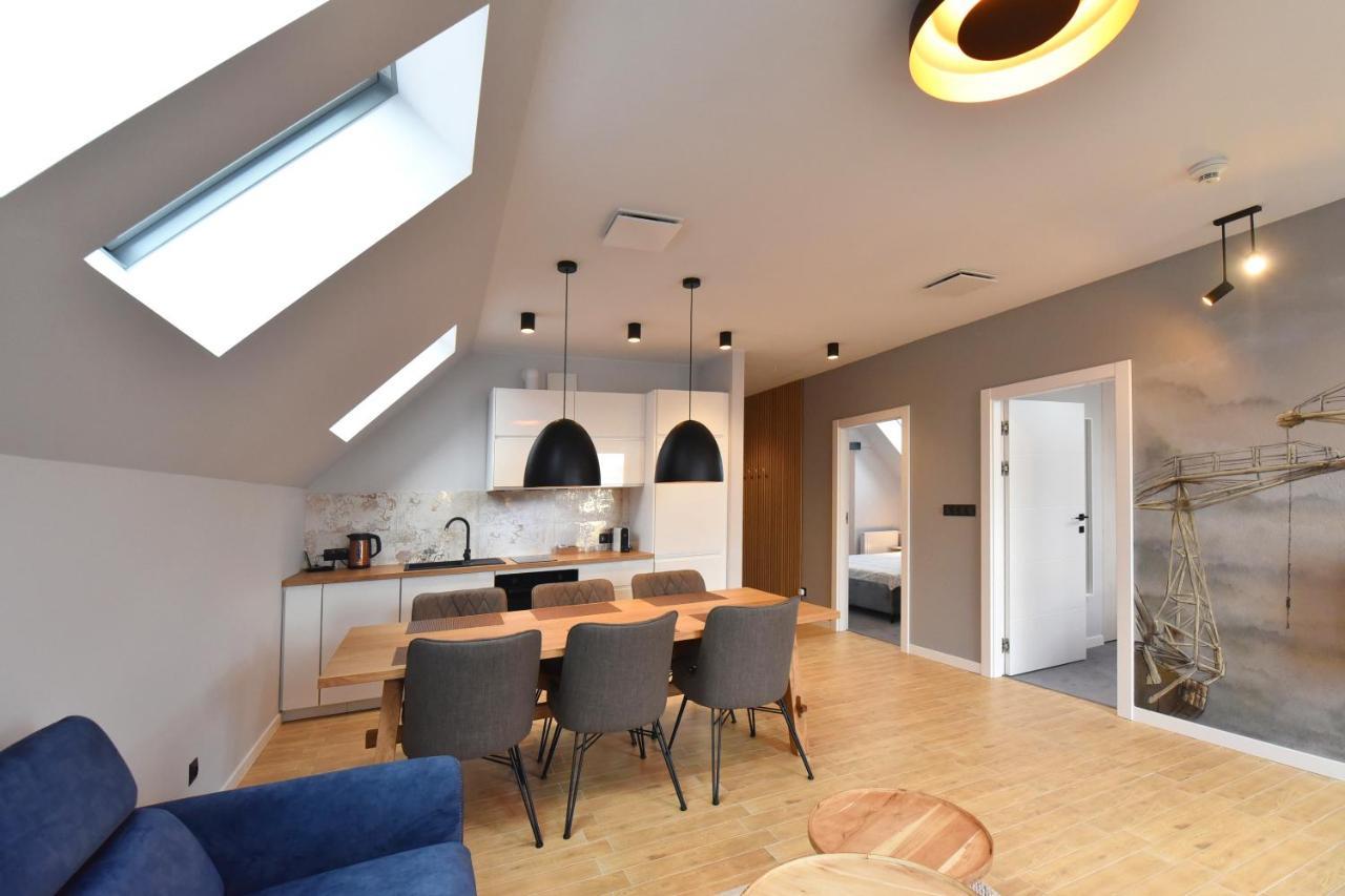 River'S Touch Apartament Grand Z Widokiem Na Odre شتشيتسين المظهر الخارجي الصورة